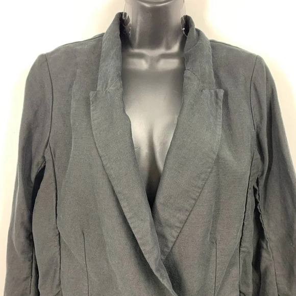 NSF Women's Linen Blend 2 Button Classic Lightweight Blazer SIze S - Picture 4 of 11